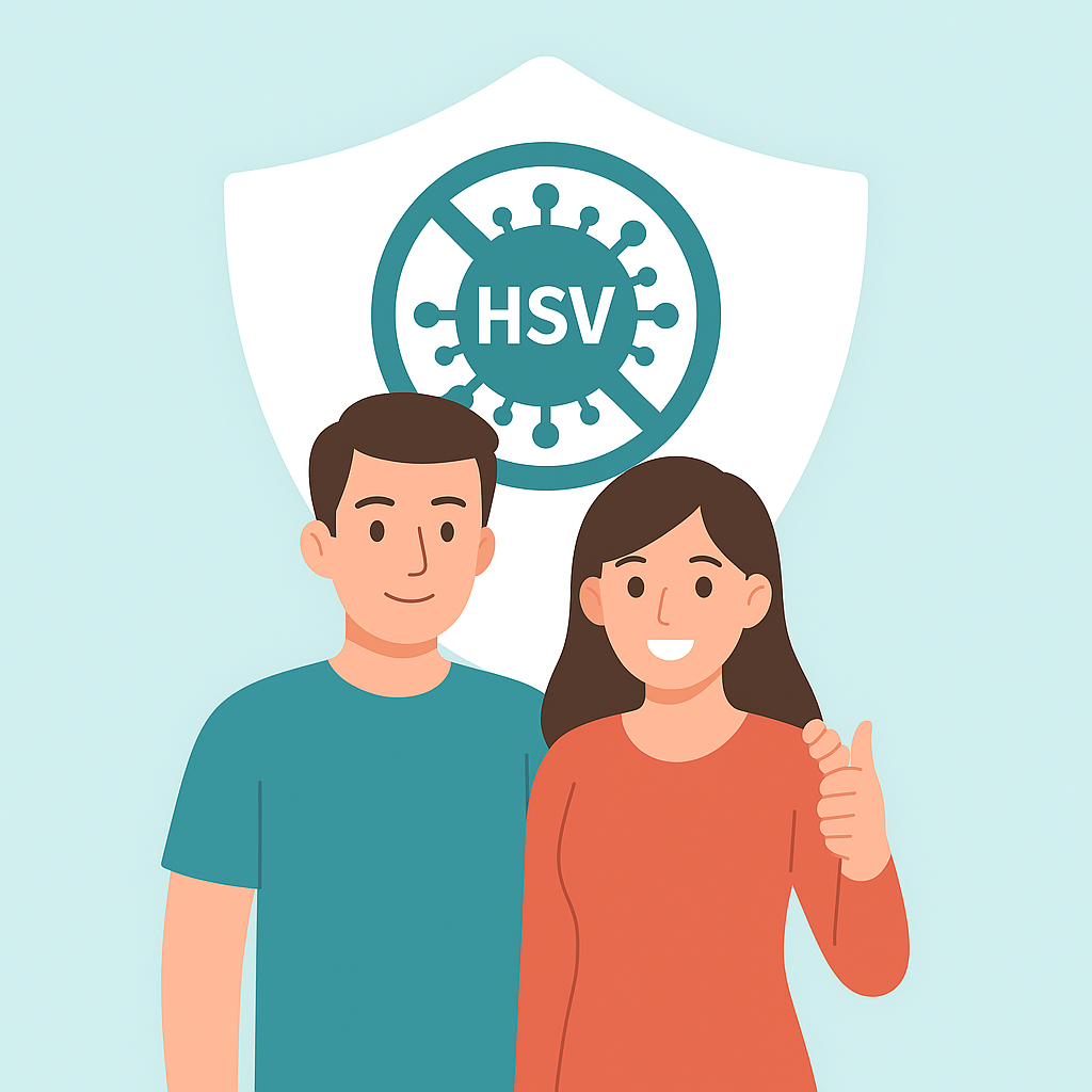 Điều trị ức chế giúp ngăn ngừa HSV cho bạn tình