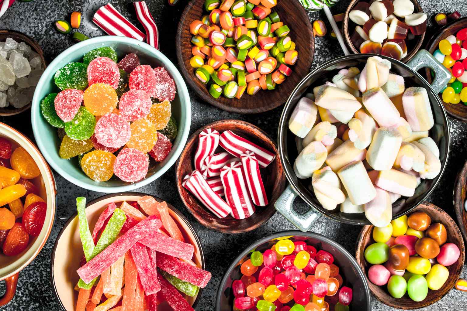 Đường tinh luyện và bánh kẹo