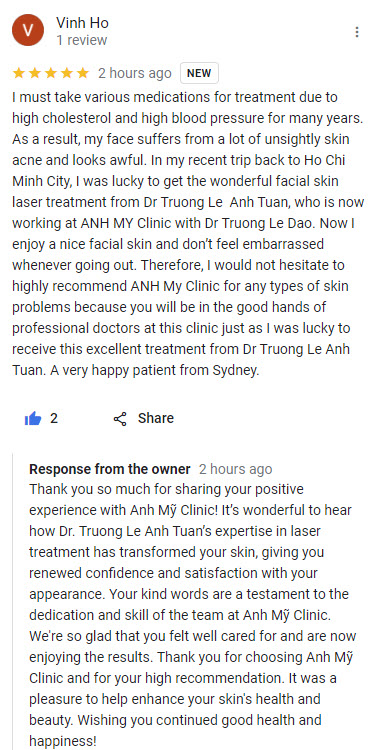 Feedback khách hàng từ Sydney