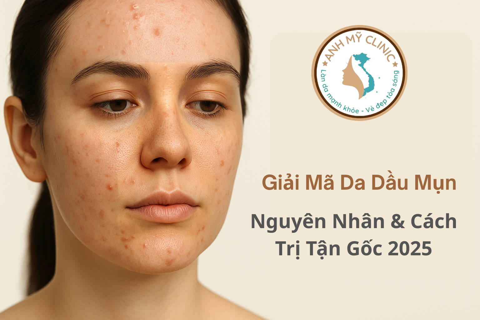 Giải Mã Da Dầu Mụn: Nguyên Nhân & Cách Trị Tận Gốc 2025