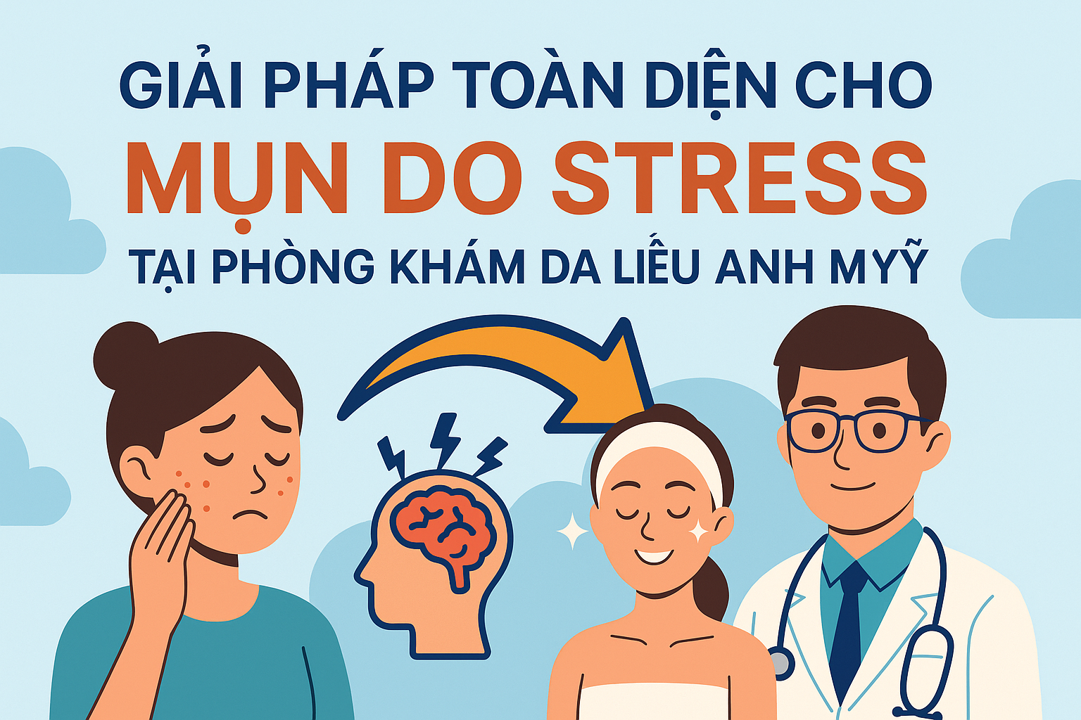 Giải Pháp Toàn Diện Cho Mụn Do Stress Tại Phòng Khám Anh Mỹ
