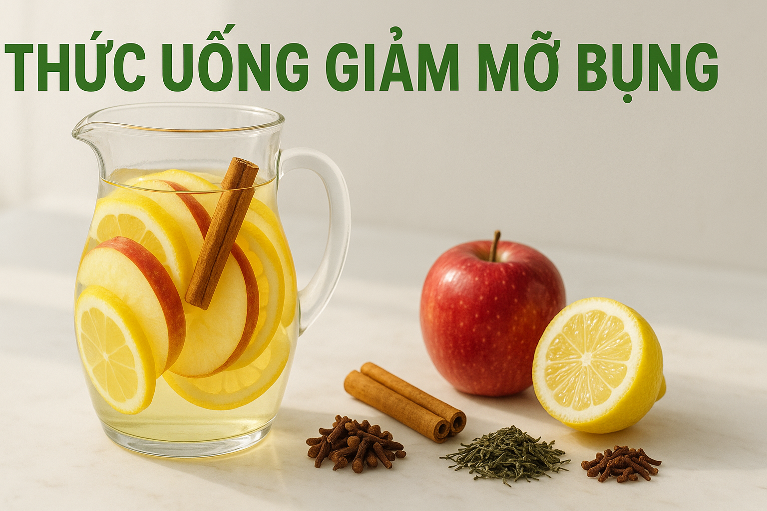  Thức Uống Giảm Mỡ Bụng: 5 Nguyên Liệu Đốt Mỡ Thần Kỳ