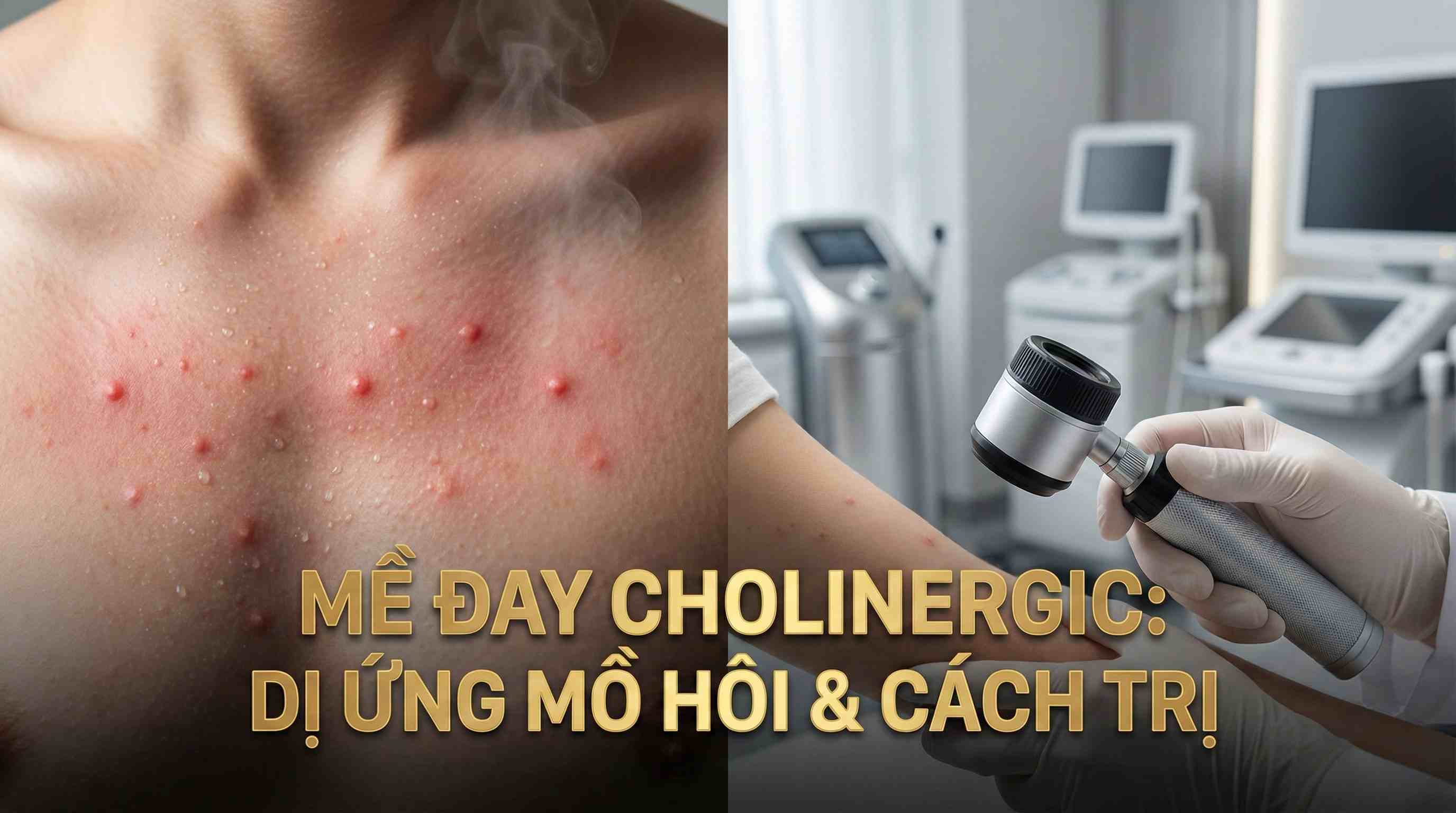Mề Đay Cholinergic Là Gì? Hướng Dẫn Điều Trị Từ Chuyên Gia Da Liễu