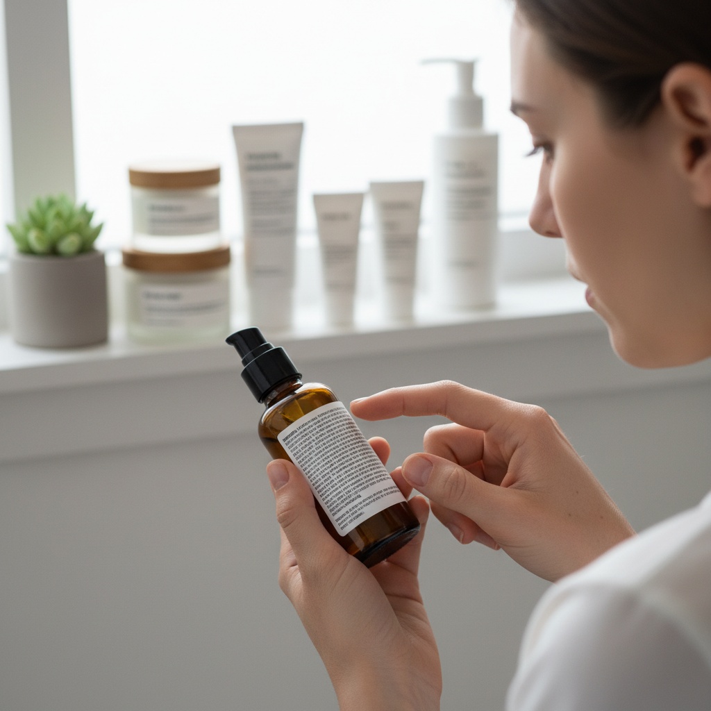 Đọc kỹ nh&atilde;n th&agrave;nh phần l&agrave; kỹ năng quan trọng để ph&ograve;ng ngừa vi&ecirc;m da tiếp x&uacute;c dị ứng t&aacute;i ph&aacute;t.