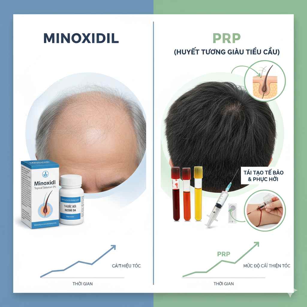 so-sanh-minoxidil-prp-anh-my-clinic-jpg.jpeg Hình so sánh song song hiệu quả điều trị rụng tóc bằng Minoxidil và PRP tại Anh Mỹ Clinic