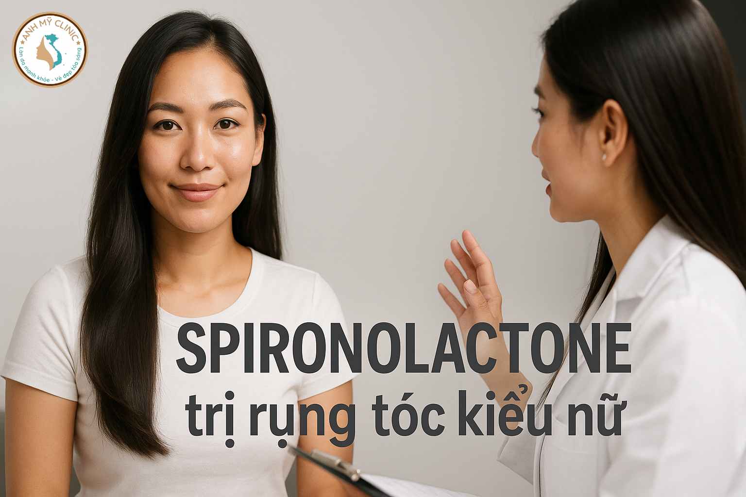 Spironolactone trị rụng tóc kiểu nữ – Bs Trương Lê Đạo
