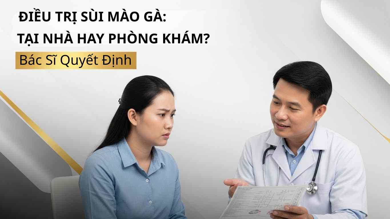 Sùi Mào Gà: Điều Trị Tại Nhà Hay Phòng Khám? Bác sĩ Da Liễu Quyết Định