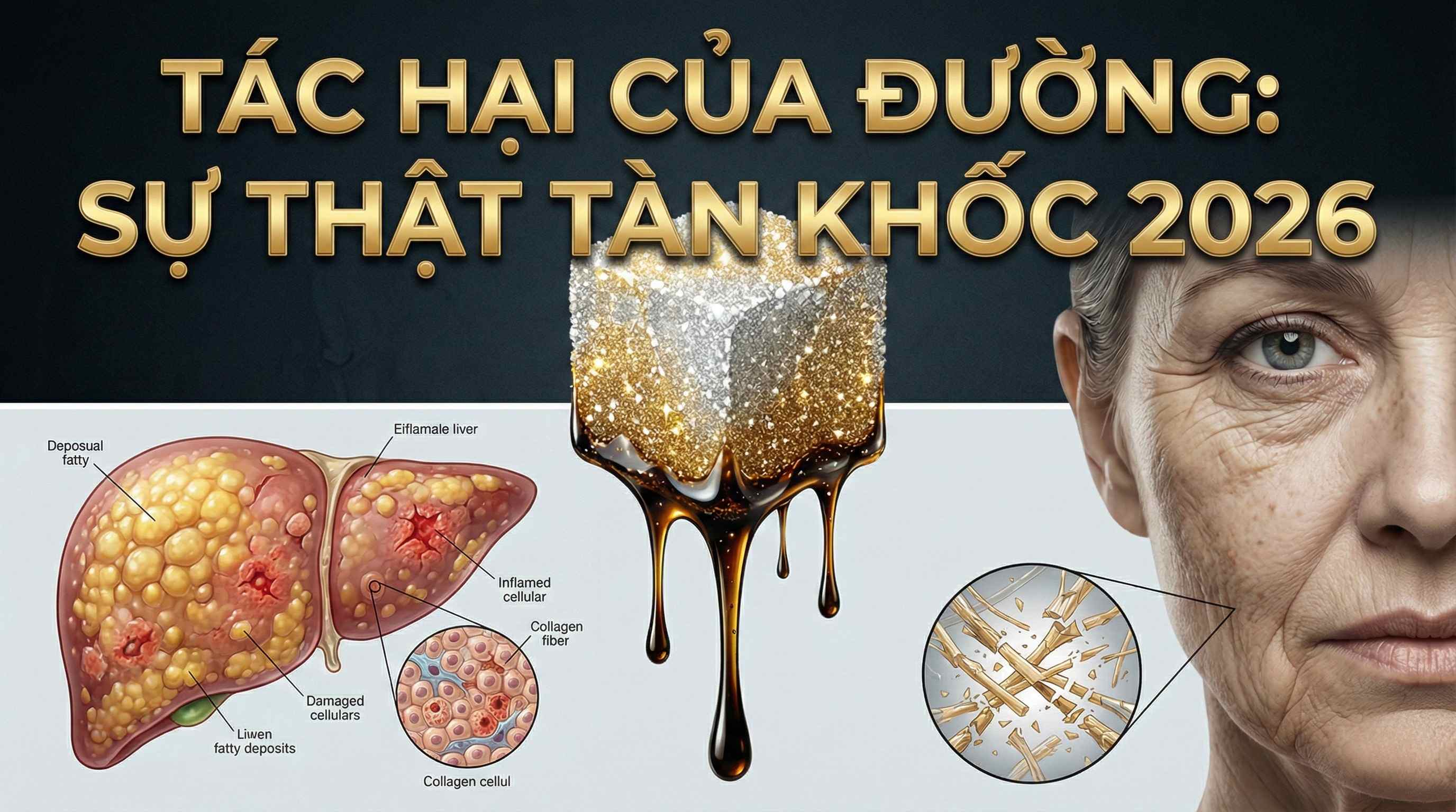 Tác Hại Của Đường: Sự Thật Đáng Sợ Từ Bác Sĩ Da Liễu