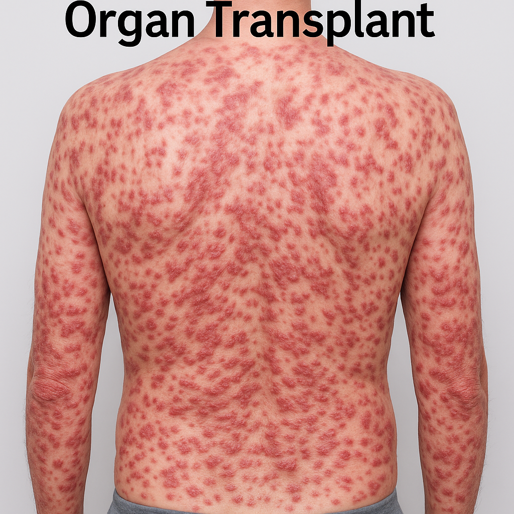 Tổn thương Herpes lan tỏa ở người ghép tạng
