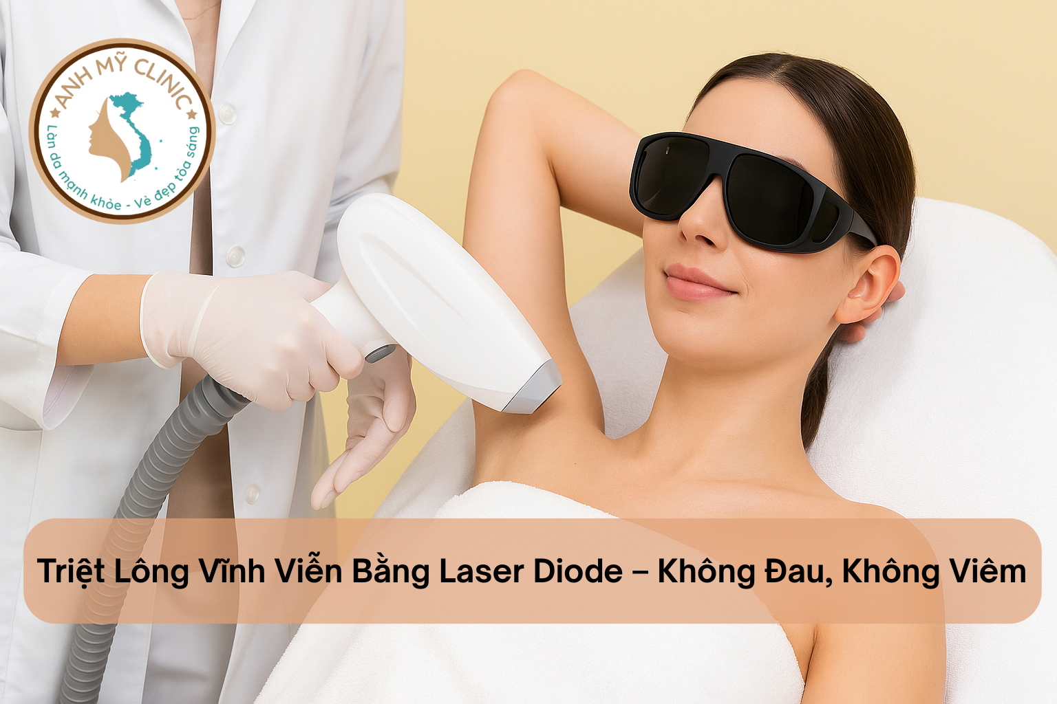Triệt Lông Vĩnh Viễn Bằng Laser Diode – Không Đau, Không Viêm