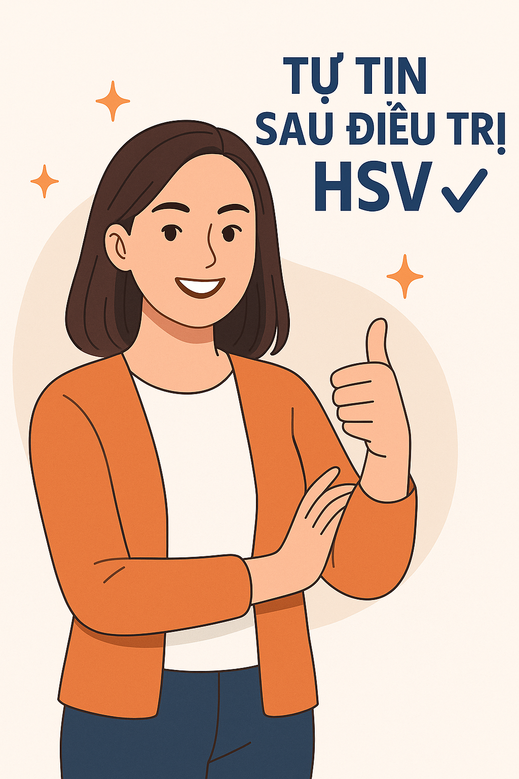Tự tin sau điều trị HSV