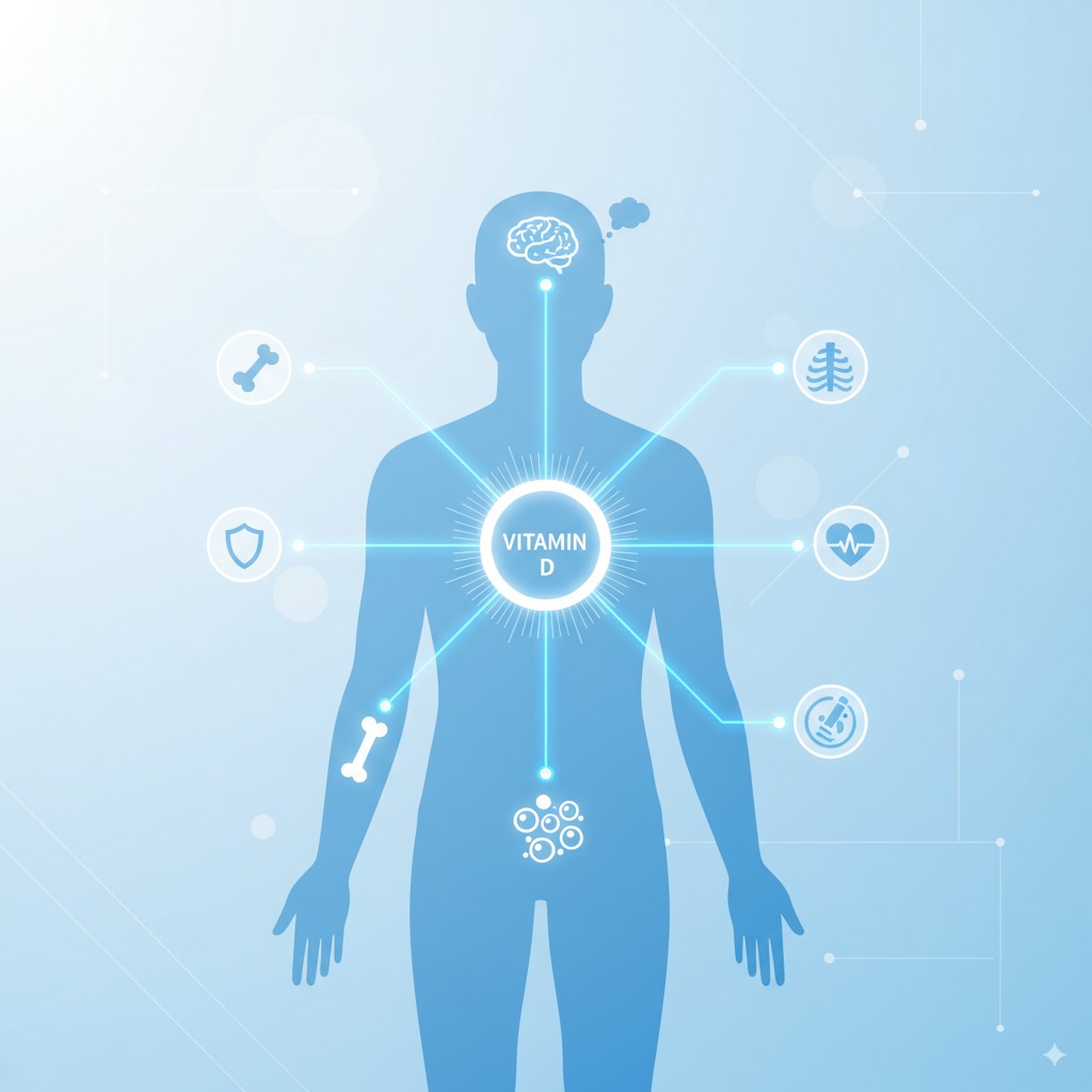 Vitamin D đ&oacute;ng vai tr&ograve; thiết yếu kh&ocirc;ng chỉ cho xương m&agrave; c&ograve;n cho hệ miễn dịch, tim mạch v&agrave; nhiều cơ quan quan trọng kh&aacute;c trong cơ thể.