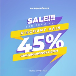 Sales online của Gia Dụng Hồng Kỳ 45%
