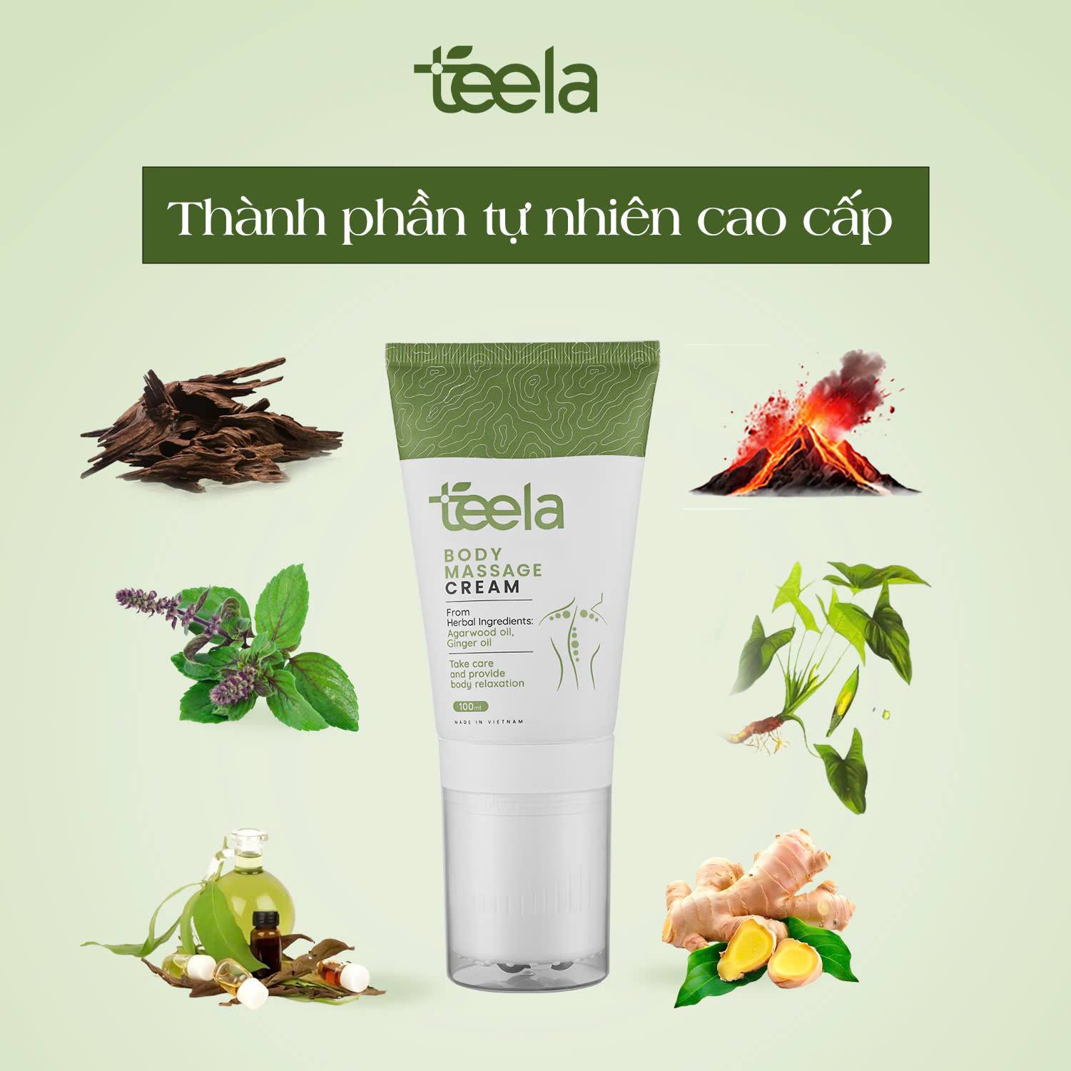 Teela - Kem massage giảm đau hiệu quả