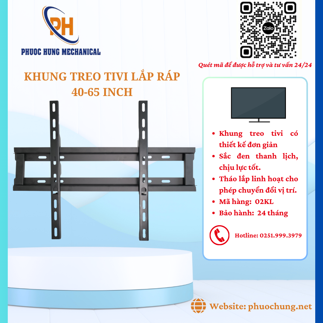 KHUNG TREO TIVI 40-65 INCH LẮP RÁP 