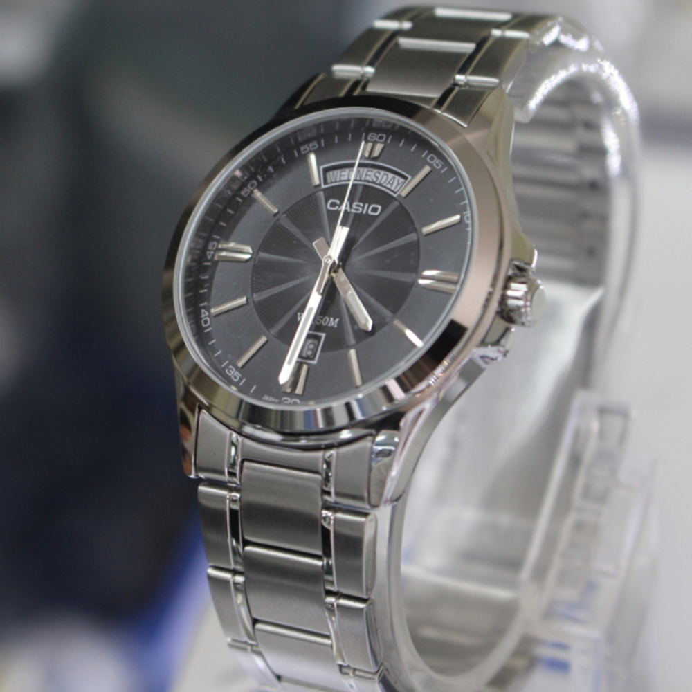  CASIO MTP-1381D-1AVDF – NAM – QUARTZ (PIN) - DÂY KIM LOẠI