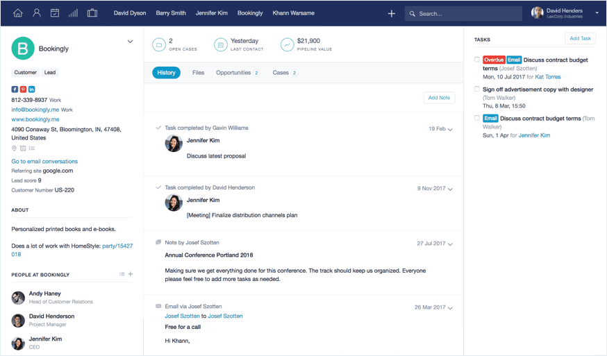 Capsule CRM free