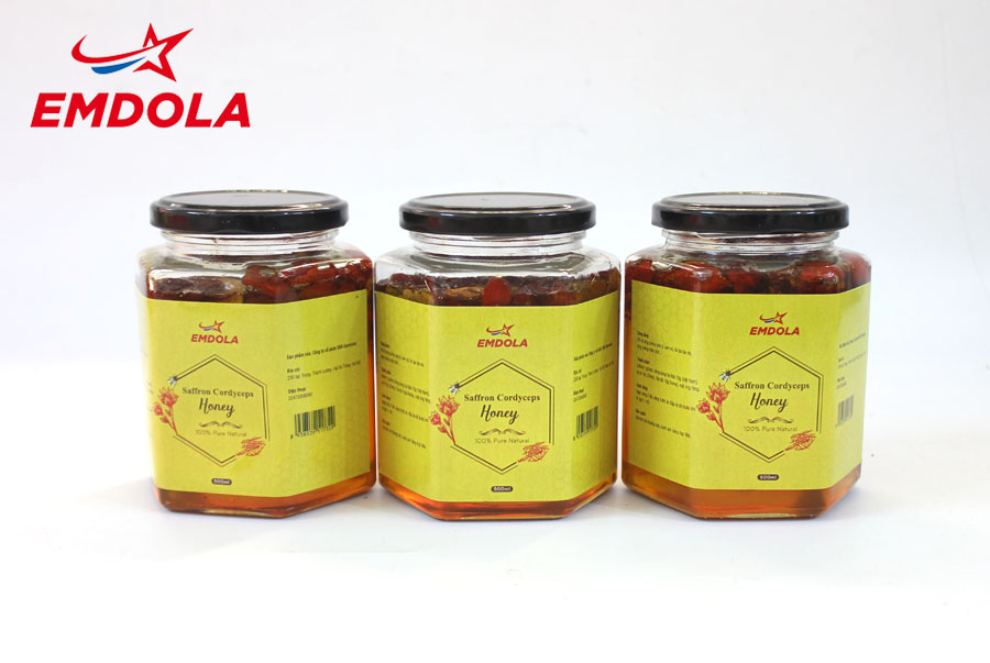 Nhụy hoa nghệ tây ngâm mật ong- Emdola( 500ml)