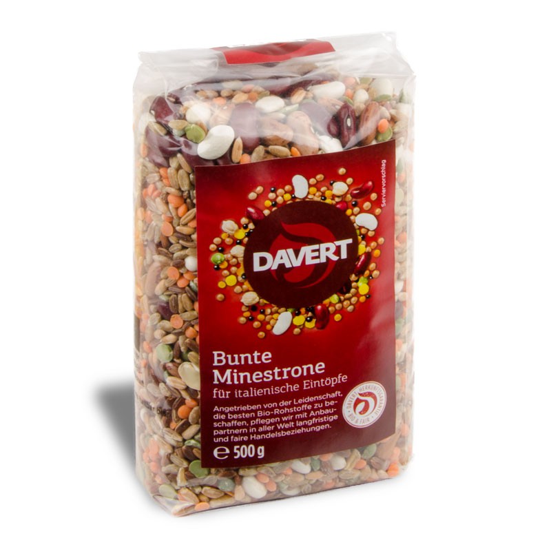 Hạt MIX các loại đậu và ngũ cốc hữu cơ cao cấp Davert 500gram (ĐỨC)