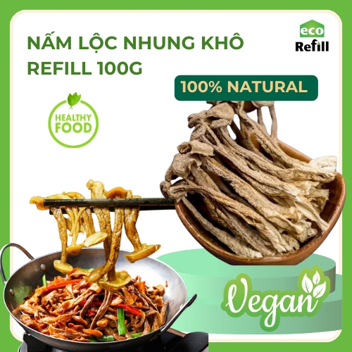 Nấm Lộc Nhung khô Eco Refill 100g