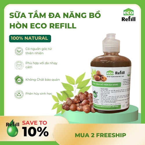 Sữa tắm bồ hòn Eco Refill