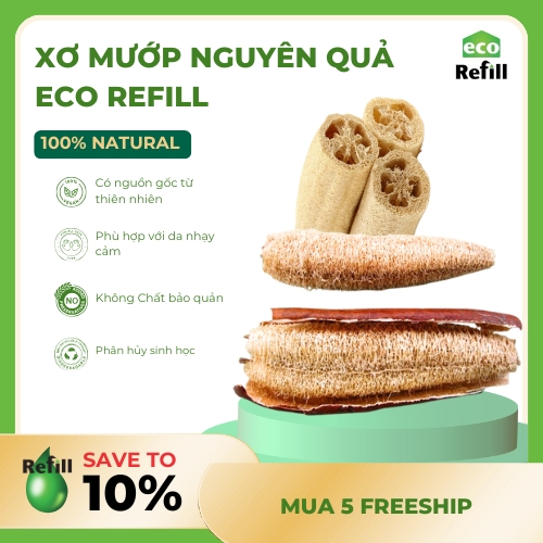 Xơ mướp rửa bát nguyên quả