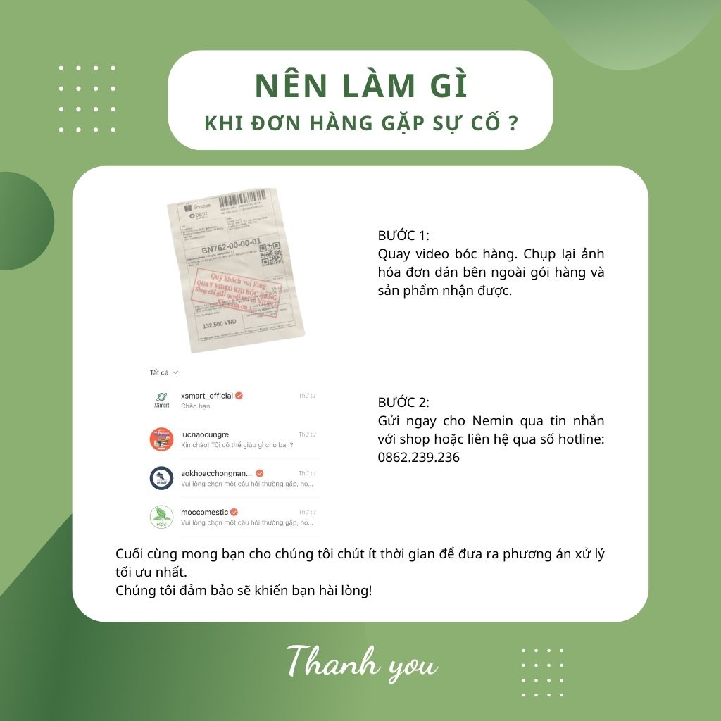 CHÍNH SÁCH ĐỔI TRẢ HÀNG