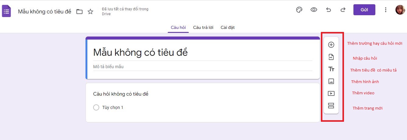 Cách tạo Form đăng ký, bảng khảo sát trên Google Biểu mẫu Google Biểu