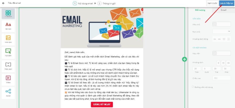 Nội dung email marketing
