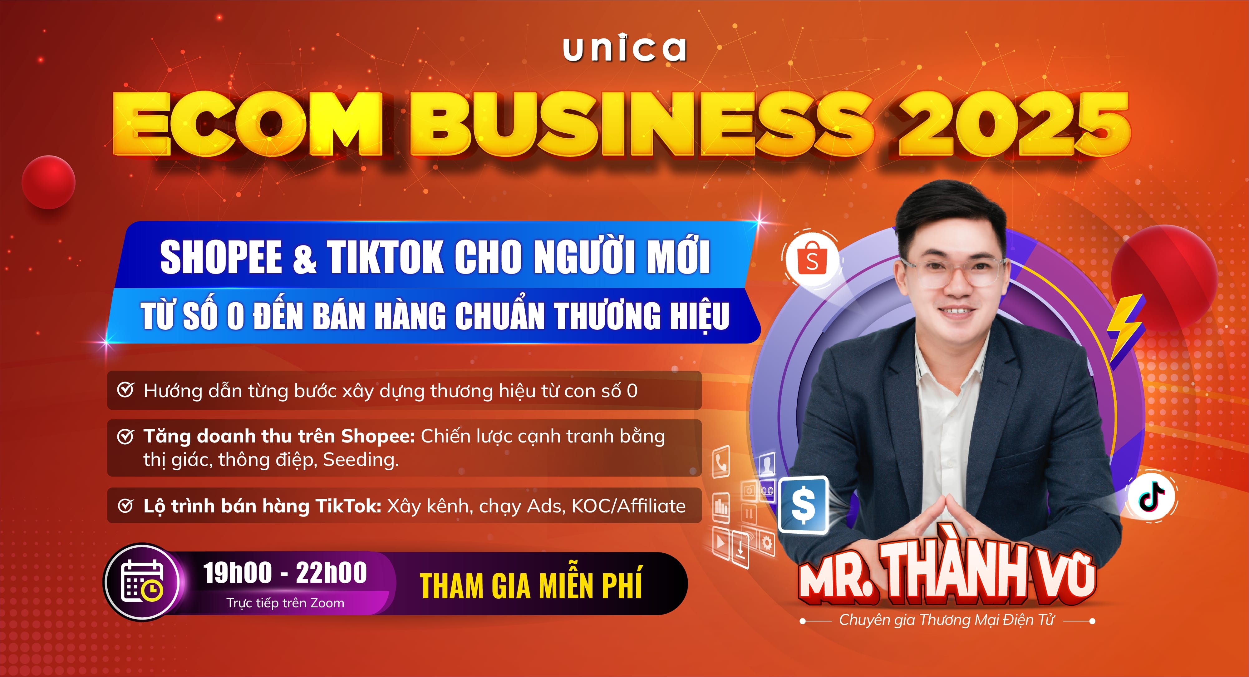 ECOM BUSINESS - SHOPEE VÀ TIKTOK CHO NGƯỜI MỚI