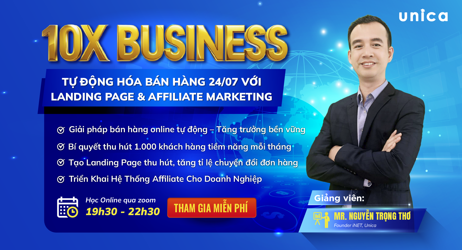 10X BUSINESS: TỰ ĐỘNG HÓA BÁN HÀNG VỚI LANDING PAGE