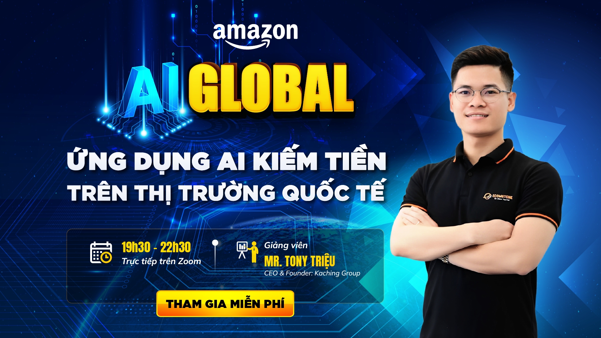 AI GLOBAL - ỨNG DỤNG AI KIẾM TIỀN TRÊN THỊ TRƯỜNG QUỐC TẾ