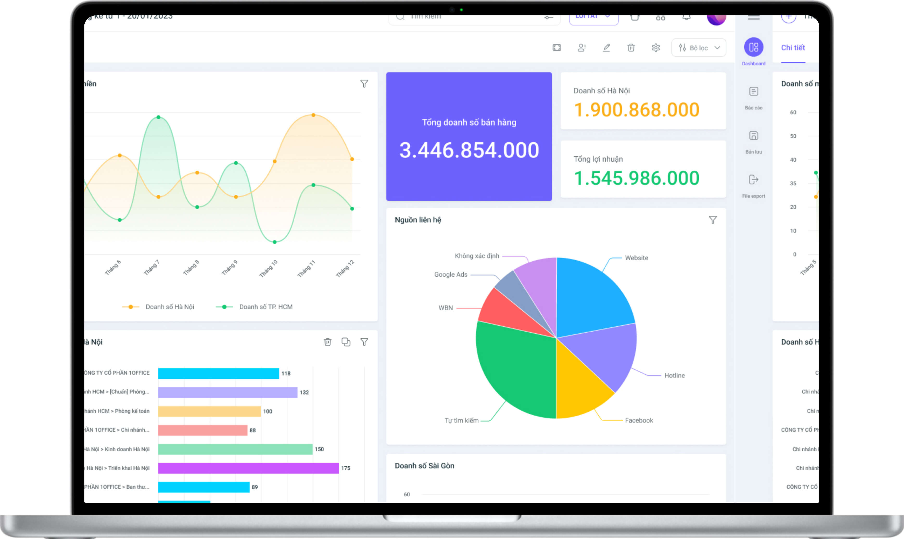 Phần mềm 1Office CRM