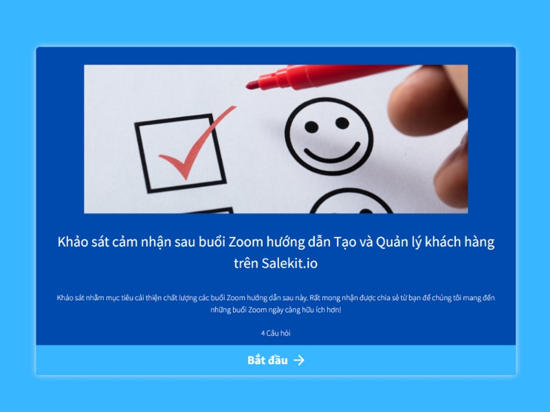 crm-automation-4 CRM Automation có thể tự động gửi khảo sát sau khi khách mua hàng, trải nghiệm dịch vụ...