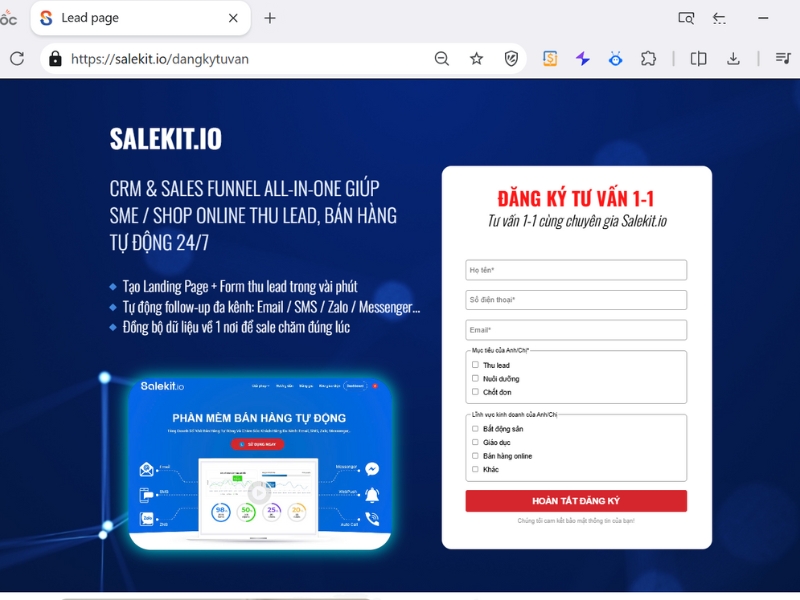 crm-automation-5 CRM Automation giúp doanh nghiệp tự động lưu dữ liệu khách khi đăng ký qua form, landing page