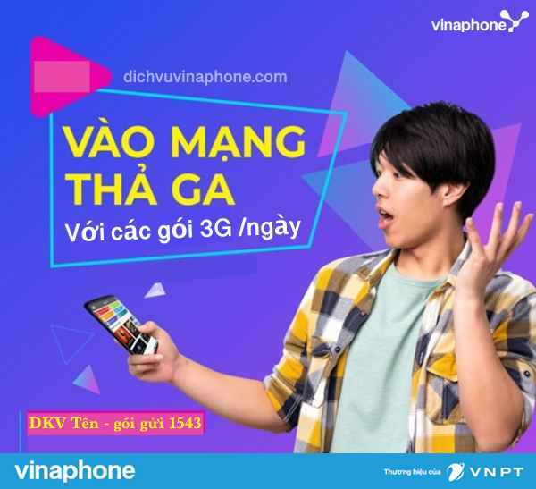 Hướng dẫn đăng ký các gói cước 3G Vinaphone 1 ngày mới nhất 2022