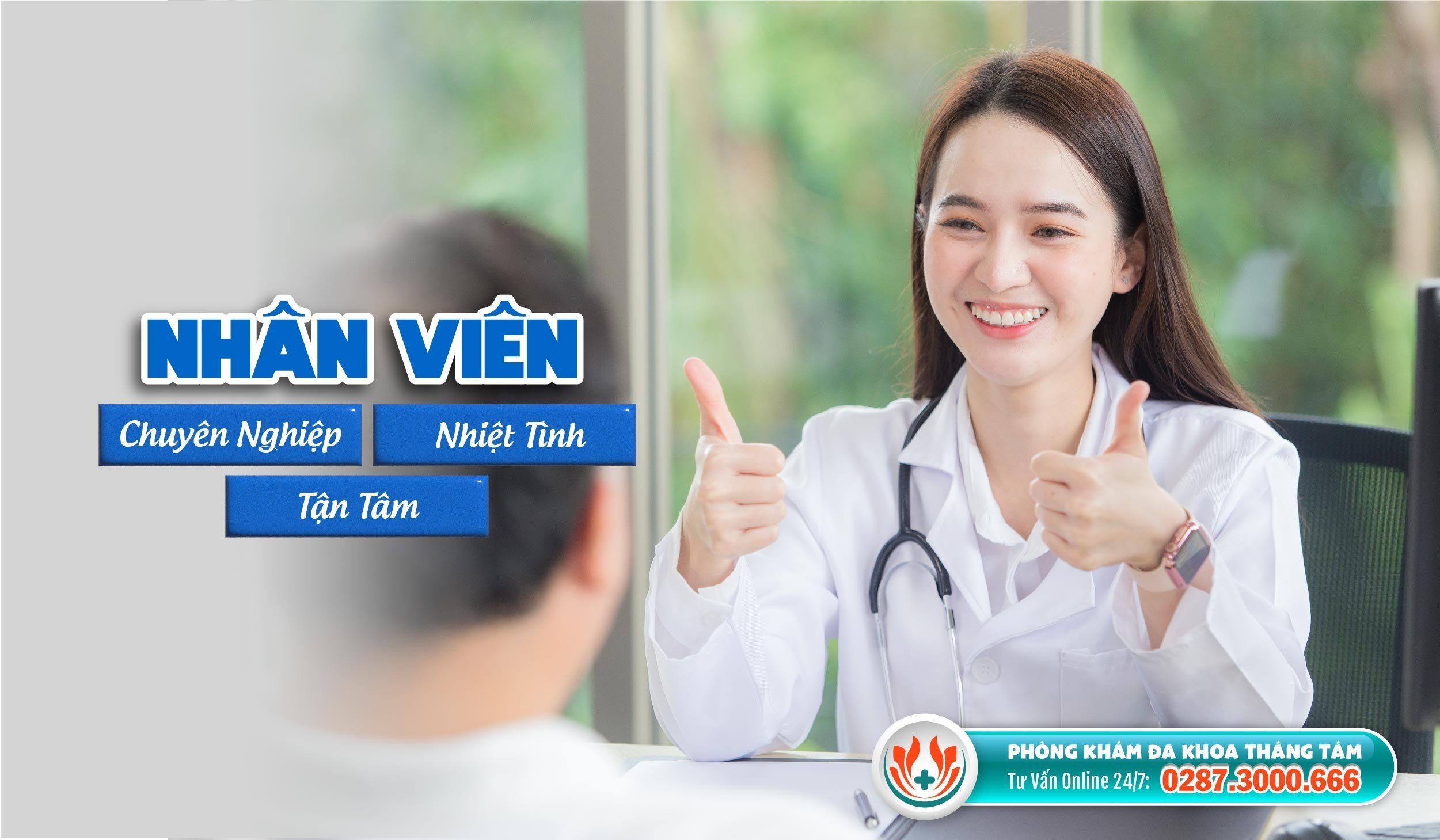 Dịch vụ tư vấn chuyên nghiệp 24/7 tại Phòng khám Đa khoa Tháng Tám