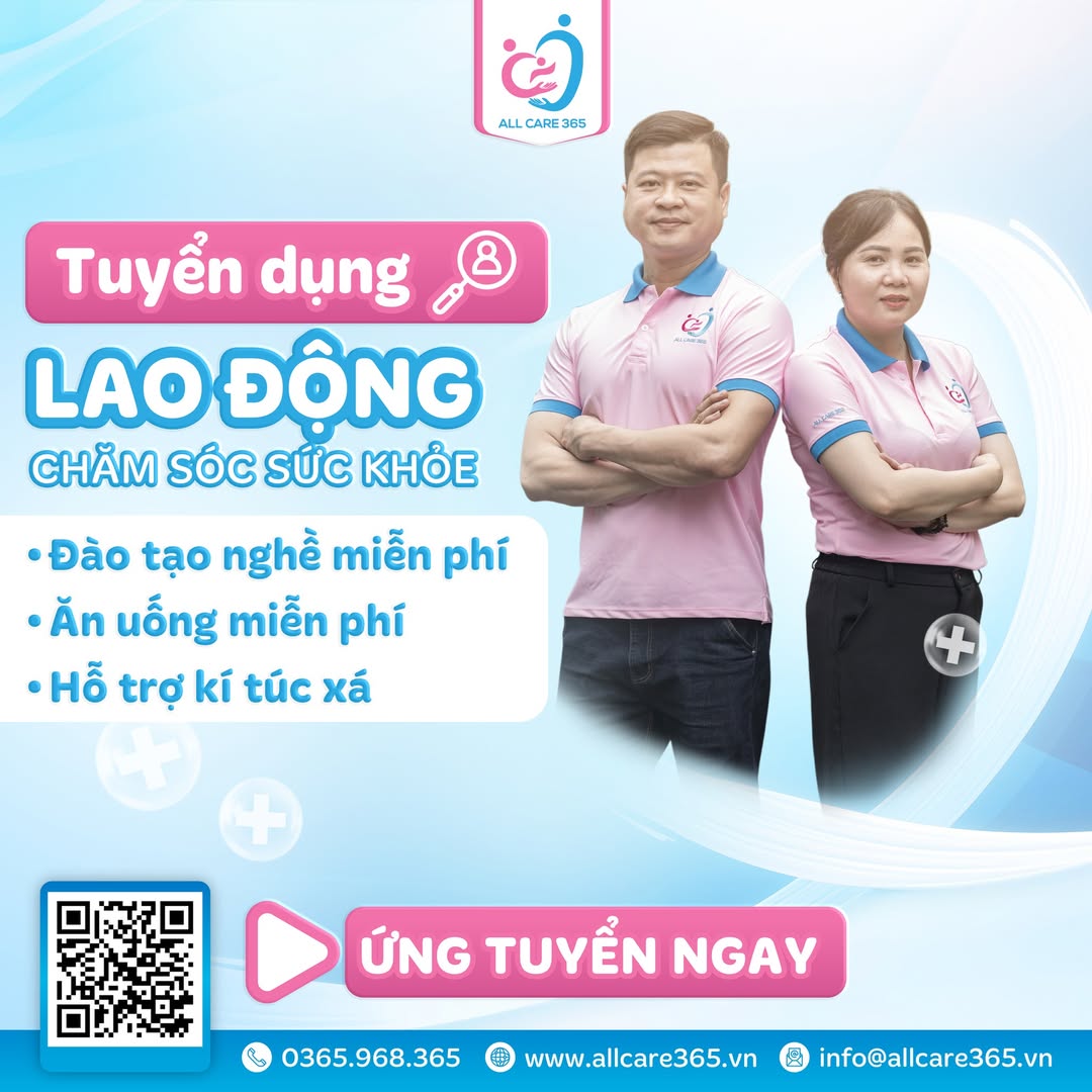 TUYỂN DỤNG LAO ĐỘNG CHĂM SÓC SỨC KHỎE