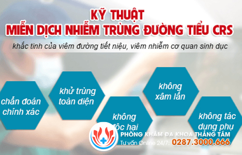 Điều trị đi tiểu nhiều lần bằng hệ thống quang học CRS