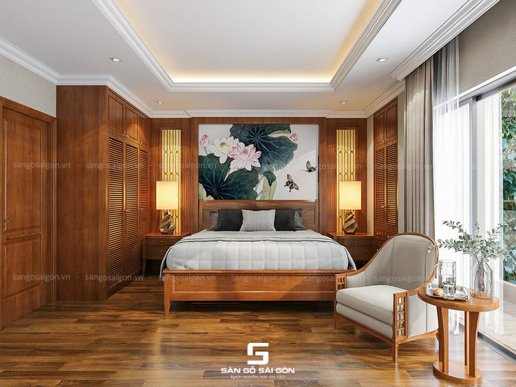Cập nhật xu hướng lát sàn gỗ tự nhiên cho phòng ngủ mới nhất 2026