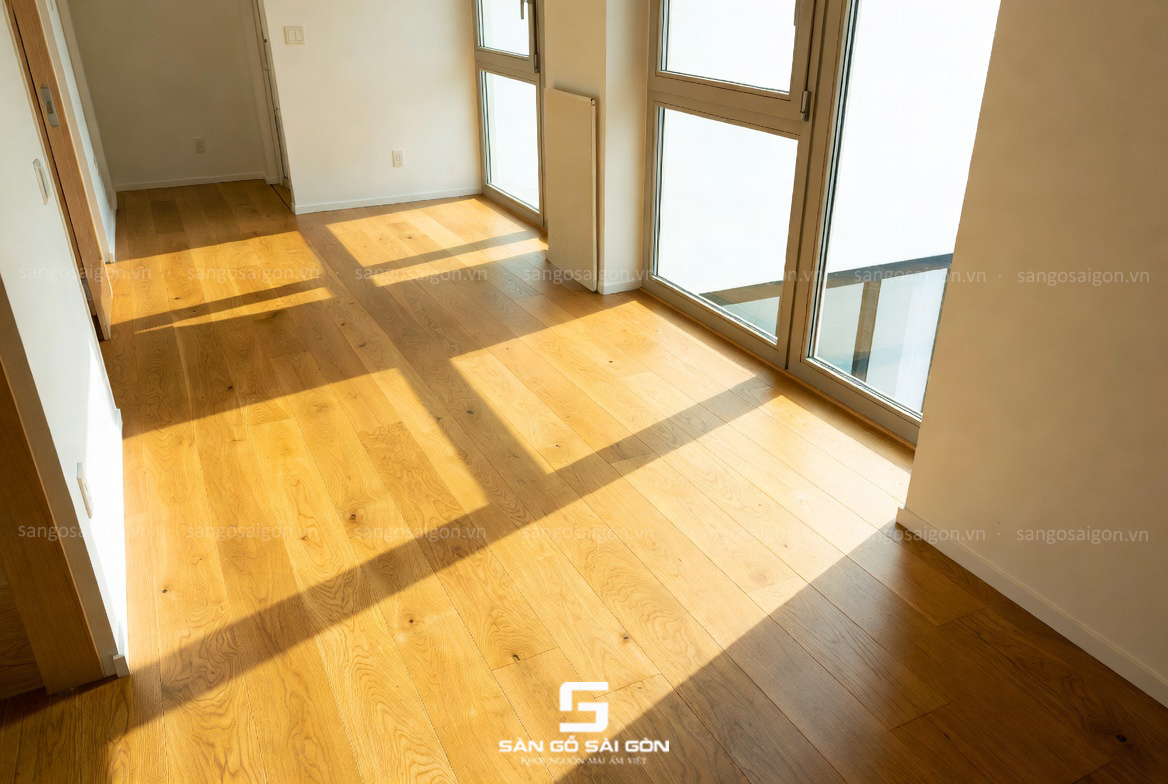 Sàn gỗ tự nhiên màu vàng sáng: Xu hướng mới cho không gian hiện đại