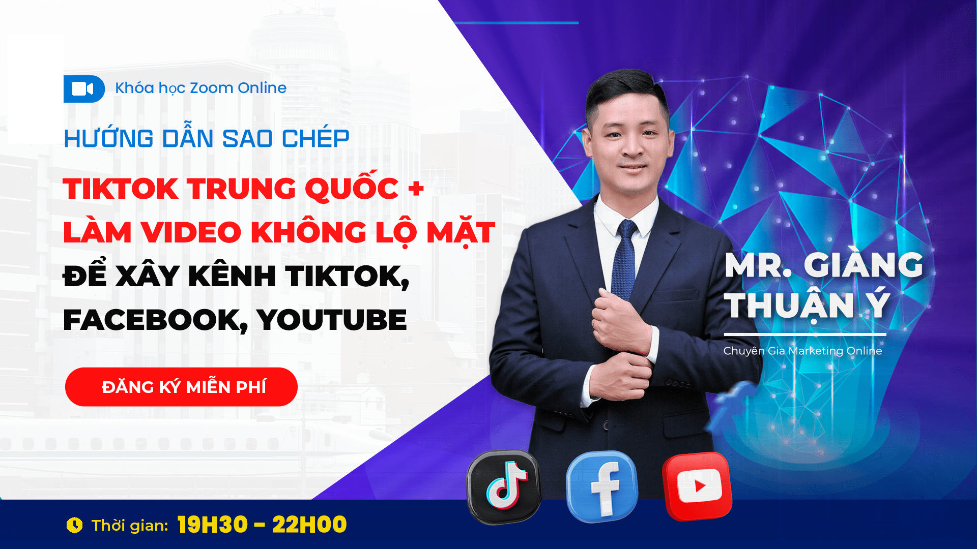ZOOM 3 GIỜ VIDEO KHÔNG LỘ MẶT - Mr. Thuận Ý