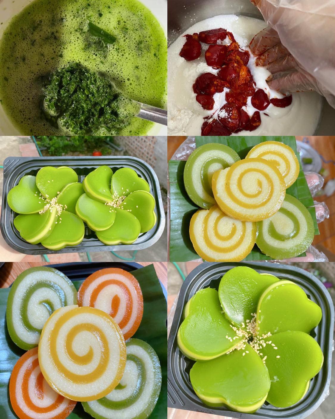 Bánh da lợn theo công thức cô Trang trộm vía khách ủng hộ rất nhiều Bánh da lợn theo công thức cô Trang trộm vía khách ủng hộ rất nhiều