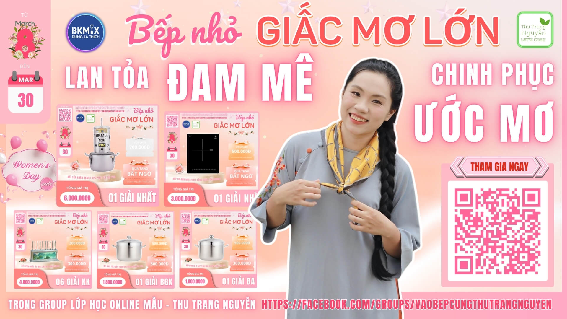 Cô Nguyễn Thu Trang Và Cuộc Thi “Bếp Nhỏ – Giấc Mơ Lớn” Cùng BKMIX Cô Nguyễn Thu Trang Và Cuộc Thi “Bếp Nhỏ – Giấc Mơ Lớn” Cùng BKMIX