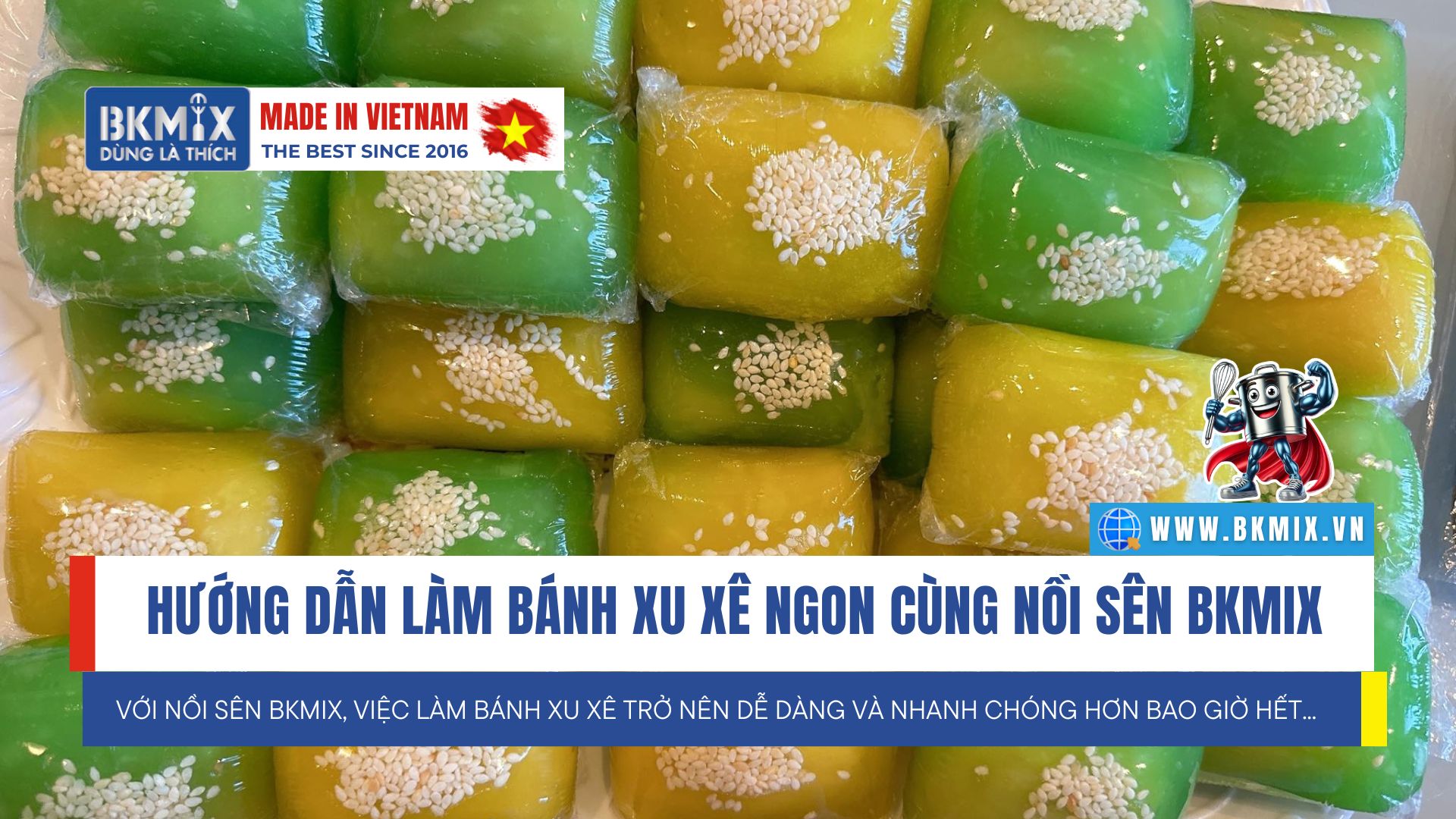 Hướng Dẫn Làm Bánh Xu Xê Ngon Chuẩn Vị Với Nồi Sên Nhân BKMIX