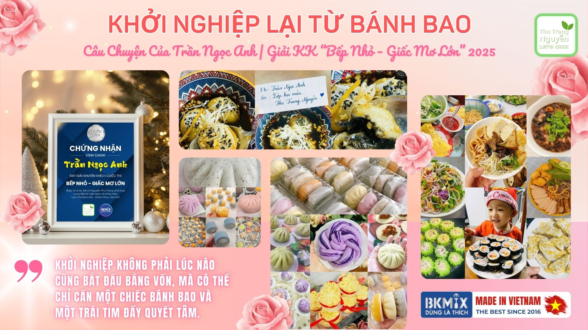 Khởi Nghiệp Lại Từ Bánh Bao – Câu Chuyện Của Trần Ngọc Anh Khởi Nghiệp Lại Từ Bánh Bao – Câu Chuyện Của Trần Ngọc Anh