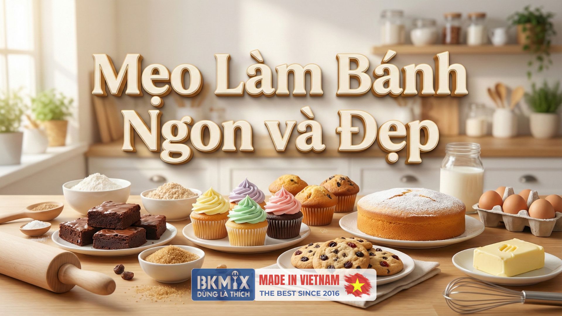 Mẹo Làm Bánh Ngon và Đẹp