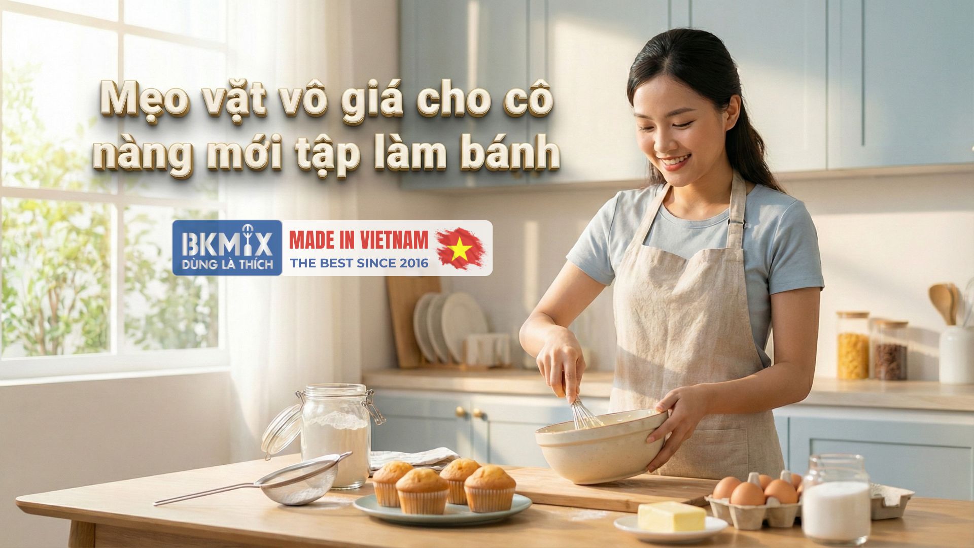 Mẹo vặt vô giá cho cô nàng mới tập làm bánh
