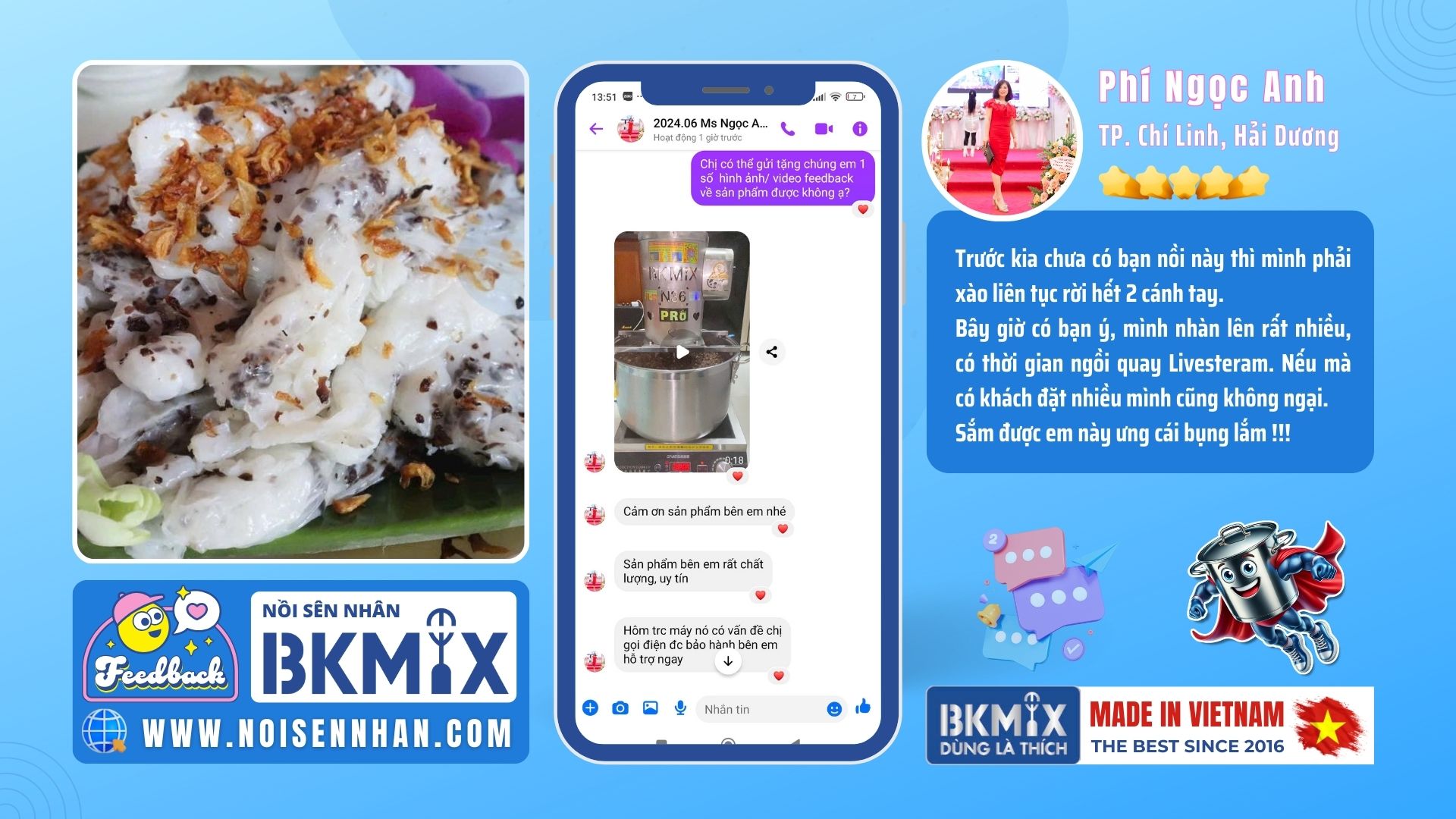 nồi sên nhân bkmix cùng chị phí ngọc anh làm nhân bánh cuốn thật nhẹ nhàng nồi sên nhân bkmix cùng chị phí ngọc anh làm nhân bánh cuốn thật nhẹ nhàng