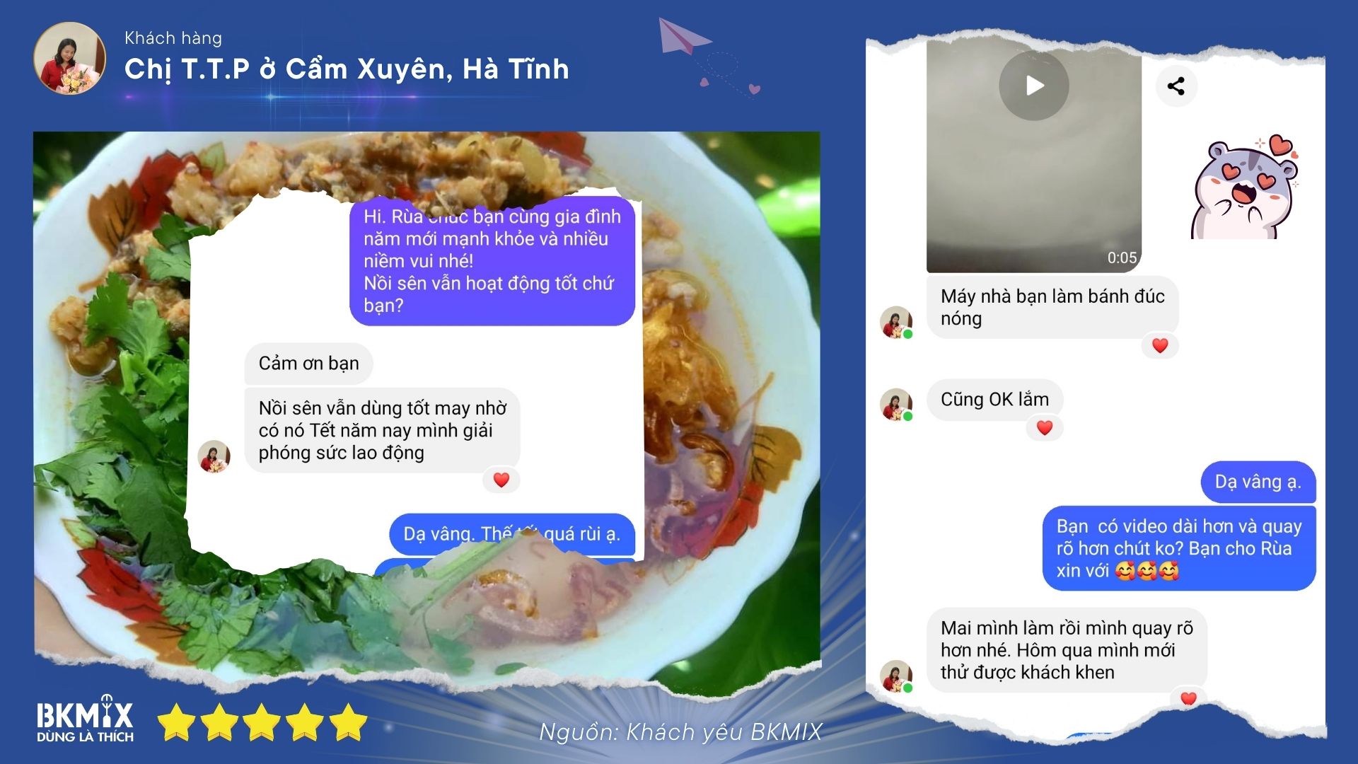 Feedback về nồi sên nhân đa năng BKMIX của chị TTP